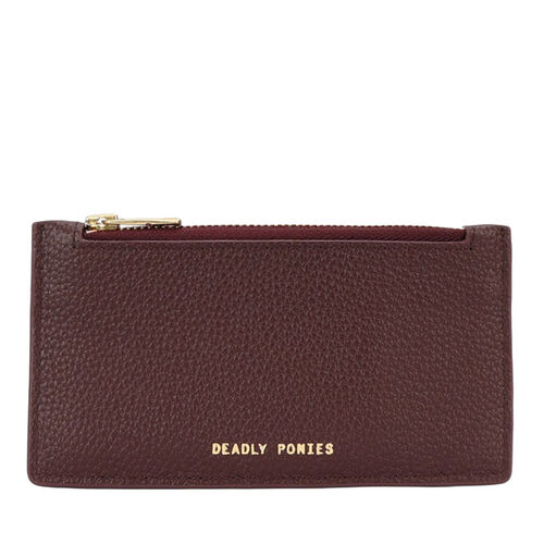 Deadly Ponies Zip Card Holder